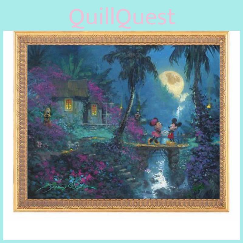 Meerjungfrauen-Prinzessin Leinwand-Wandkunst Modernes Märchen Schlafzimmer Kinderzimmer Dekorative Malerei Kernmaterial