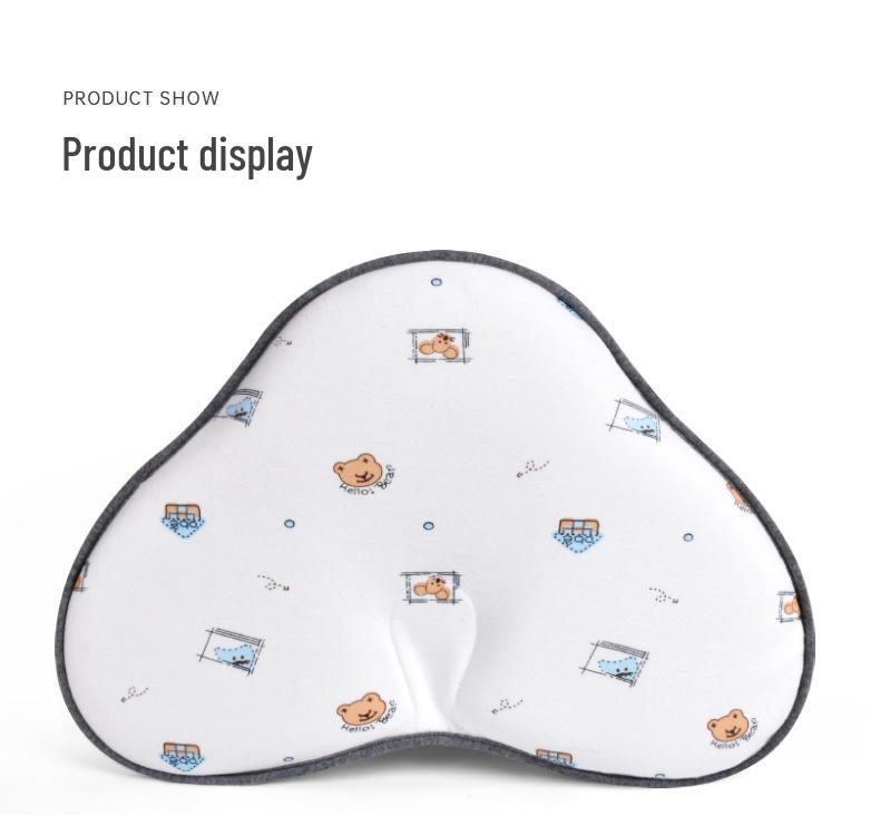Infant Anti-Flat Head Shaping Pillow, Washable Silicone for 0-2 Years