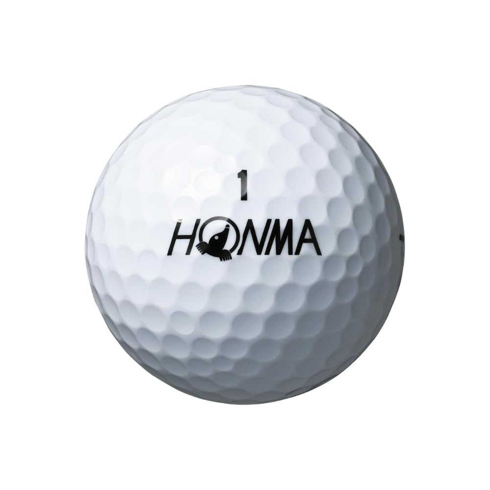 Honma Golf D1 Golf Balls, 3 Dozen (36 Balls), BT2401 White, 2024 Model, Distance Type, with Colored Tees