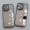 Cute Funny Cartoon Cat Phone Case for iPhone 15 14 Pro Max Plus 13 12 11 Pro Max Mini XS XR X 8 7 Plus SE2 Shockproof Back Cover