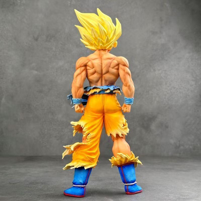 Anime Dragon Ball Figures 28cm Standing Posture Goku Action Figure Statue Doll Model Toys Kids Birthday Decoration Gifts
