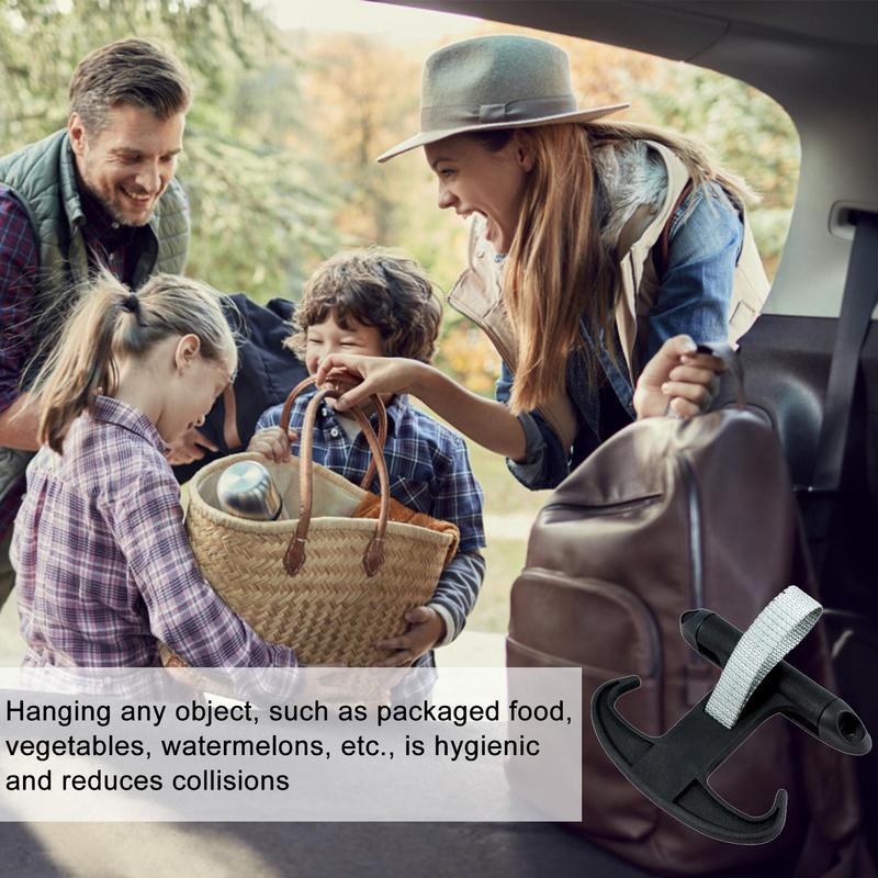 Trunk Cargo Hanger Damping Cargo Hooks With U-Shaped Hooks And Elastic Band Car Interior Accessory For Cars Trunks Rvs And Lorry