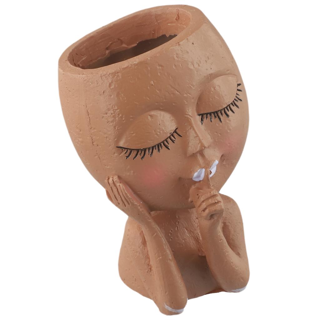 Exquisite Planters European Style Resin Flowerpot 10.5*6.7cm For Garden Succulents Flowers Herbs Desktop Villa Balcony Courtyard