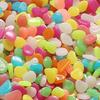 Glow-in-the-Dark Garden Stones Colorful Decorative Aquarium Pebbles Fish Tank Rocks 0.8-1.1cm Luminous Pebbles for Outdoor Walkway Aquarium Landscape