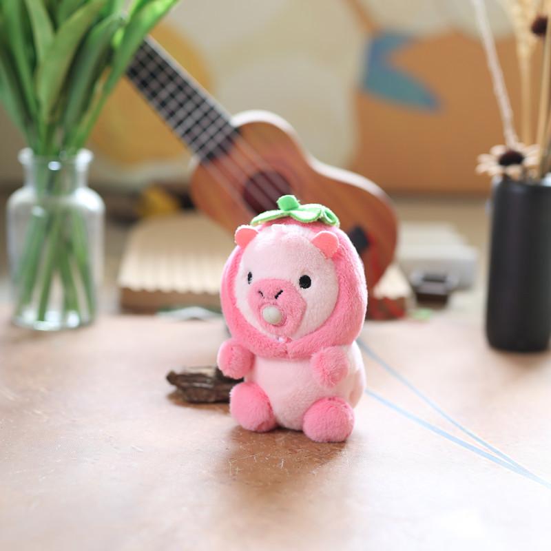 

Милые милые пузыри и пузыри, маленькая подвеска Капибала, плюшевая игрушка, сумка Капибара, подвесной брелок-украшение 15cm