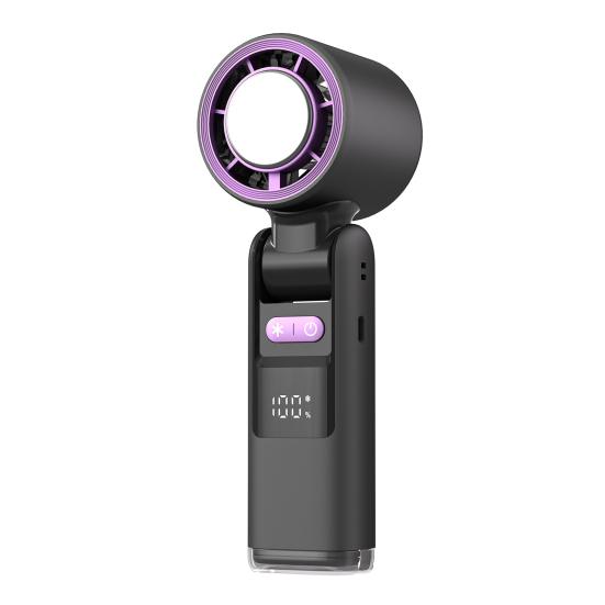 Handheld Turbo Fan 100-Speed Adjustable Lightweight Rechargeable Portable High Speed