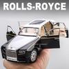 AAYK1 1:24 Scale Rolls Royce Phantom Alloy Model Car Toy Metal Diecast Music Light Pull Back Vehicles Models Ornaments Present for Kid
