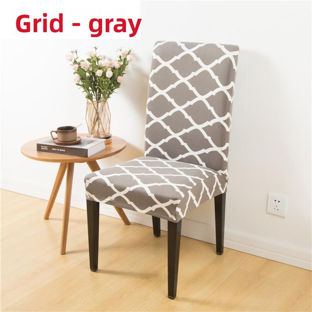 Stretchable Dining Table Chair Cover Christmas Elastic Office Chair Slipcover Simple Seat Cover