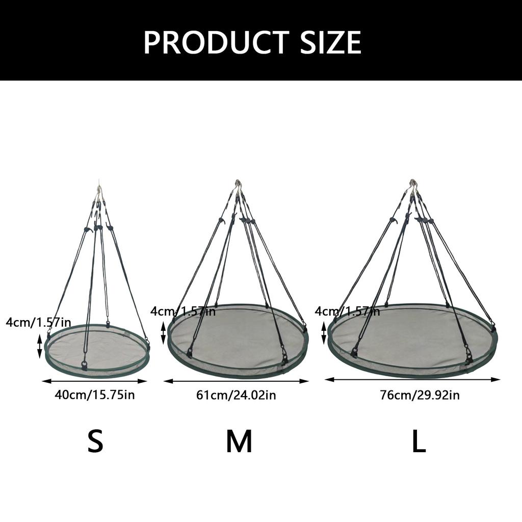 Adjustable Bird Feeder Seed Catcher Tray 15/24/30inch Diameter Outdoor Feeding Platform Spillproof Design Garden Use
