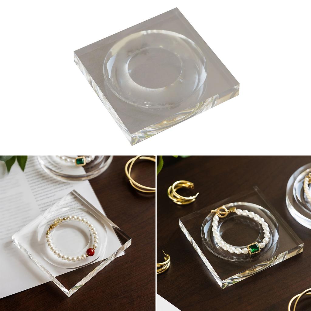 Acrylic Beading Board for Jewelry Making Bracelet and Necklace Designs Tray with Measuring Areas Beadwork Platform