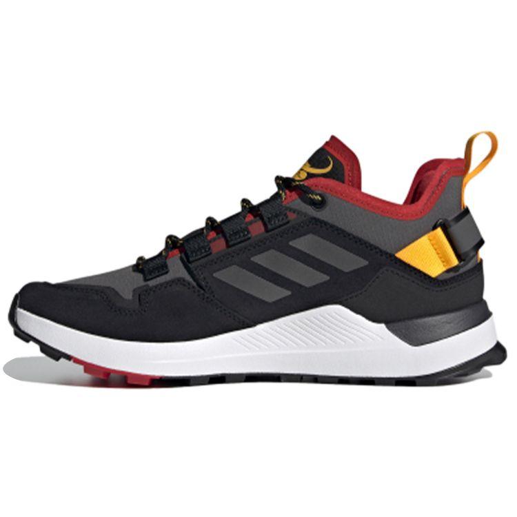 

Adidas Terrex Hikster Синтетическая замша Кожа Уличная Функциональная Дышащая Низкие Кроссовки для образа жизни Мужские кроссовки Черный Серый GZ8932 40⅔