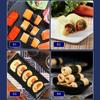 Tenda Sushi Tappetino Arrotolatore Bambù Rullo Giapponese Stampo Riso Sushi Fatto a Mano Strumenti Tappetino Arrotolatore Sushi Accessori Bento