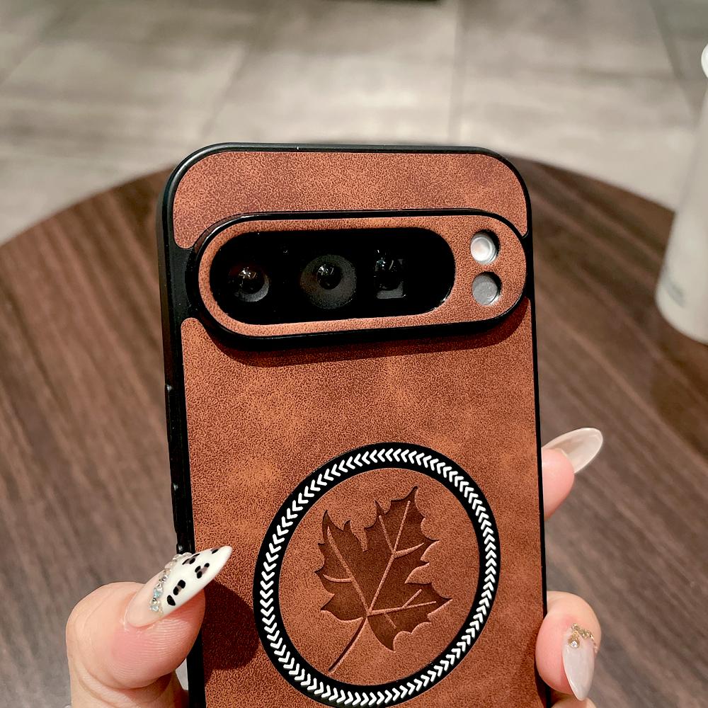 Luxury Faux Leather Case For Google Pixel 10 9 8 7 Pro XL A 9A 8A 7A Cover Pixel 9 8 7 Pro XL 9A 8A 7A Magsafe Wireless Charge