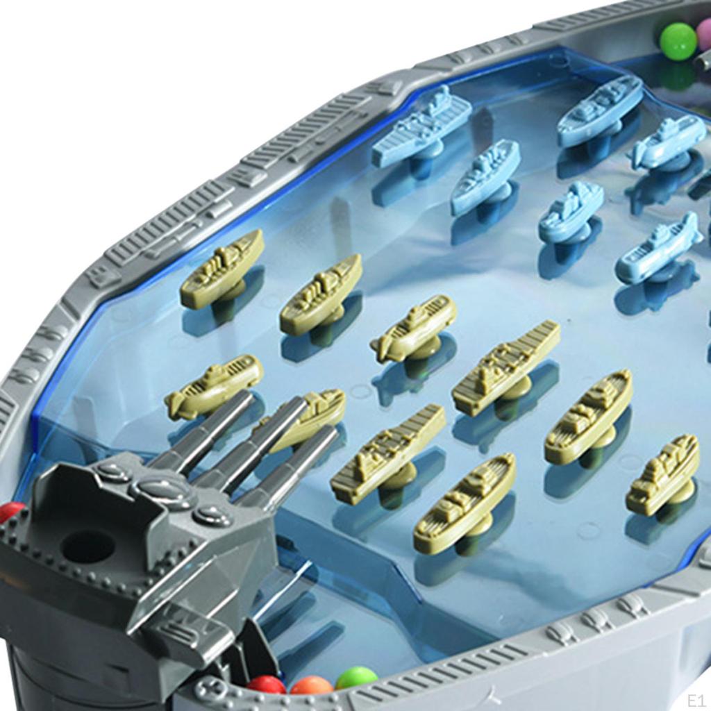 Gioco da Tavolo Mini Portatile Competizione Giocattolo da Lancio Battaglie Navali per Bambini