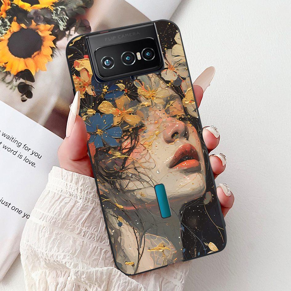 

Для Asus Zenfone 7 ZS670KS Чехол I002D Популярный Цветок Мягкий Черный Силиконовый Чехол для Телефона Для Zenfone 7 Pro ZS671KS Funda I002DD Capa Zenfone ZS670KS