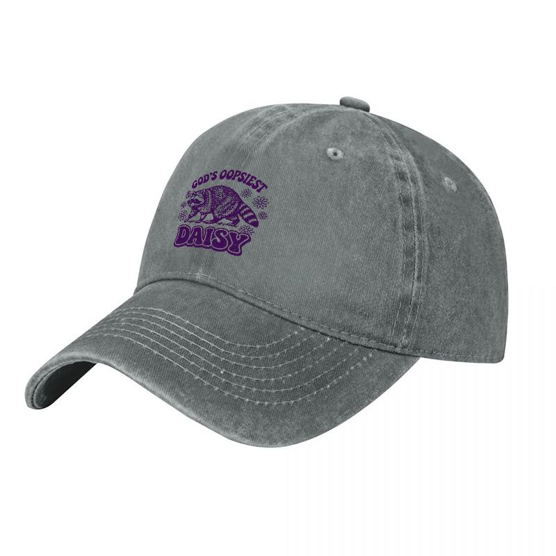 Ole Miss Purple Washed Cotton Baseball Cap Classic Fit Adjustable Hat for Daily Wear Sports