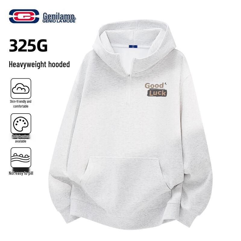 GENIOLAMODE Men s Heavyweight Hooded Sweatshirt 2XL