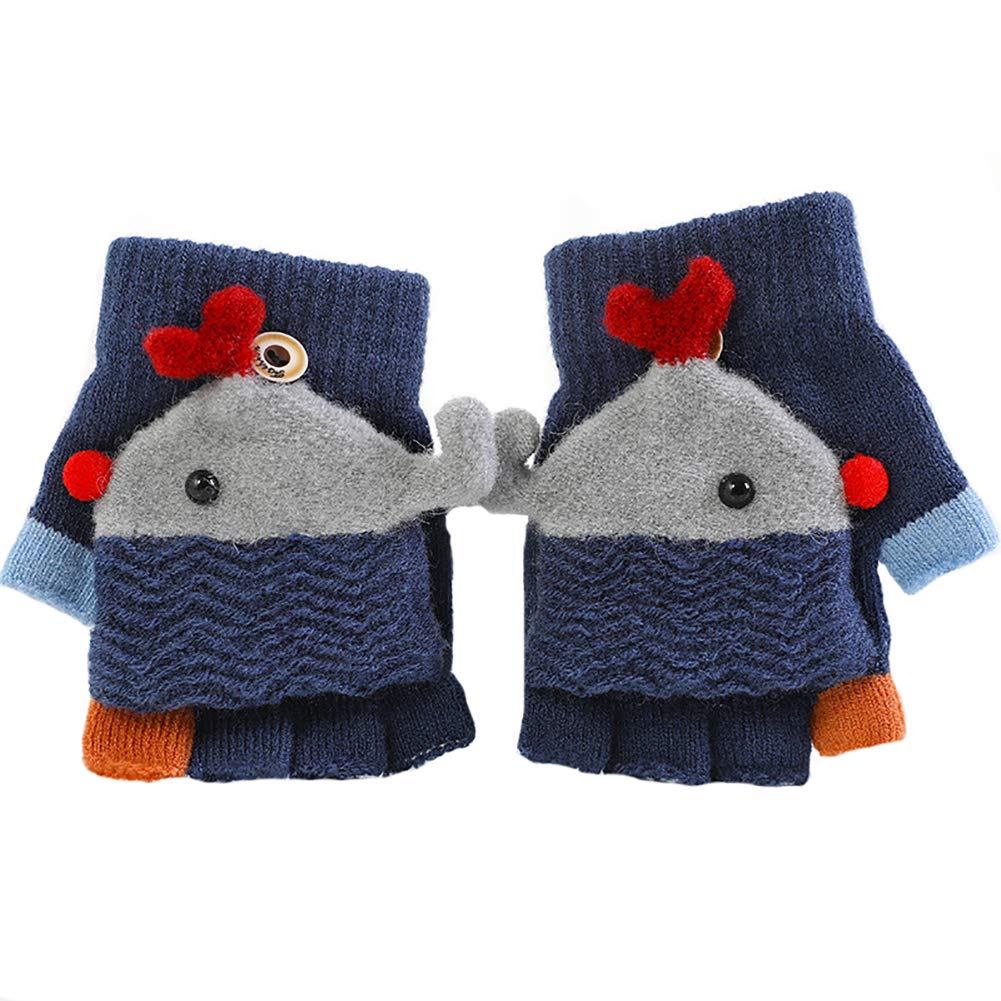

Knit for Boys and with Mitten Fingerless or Warm for Infants and Perfect for Playing in the and Cute [eipatu] Kids Gloves, Girls, Covers,