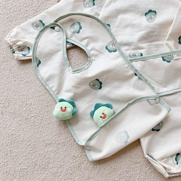Dottu Dot baby bib, animal friends waterproof baby food bedding, cutie dotram_waterproof bib, 1 piece, 1 piece