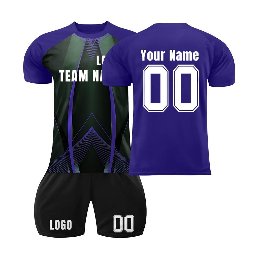 Personalised Shirts Kit Mens Girls With Name Number Custom Football Jerseys For Boys Training Suit