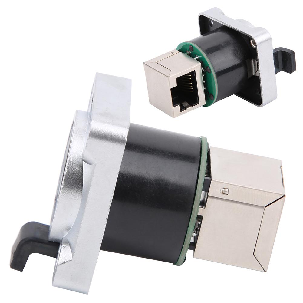 RJ45 Angled Connector Waterproof Round Insulator PA Material YTRJ45 Aviation Plug