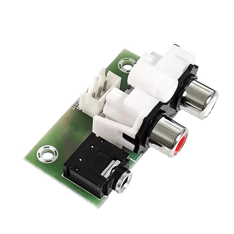 Hot Sale 3.5MM Audio Socket Dual AV Socket Input To XH2.54-3P Output Adapter Small Board For Audio Cable Socket