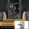 Fit For Ford Ranger T9 2023 2024 ABS Interior Console Control Panel Frame Gear Shift Box Panel Front Water Cup Holder Cover