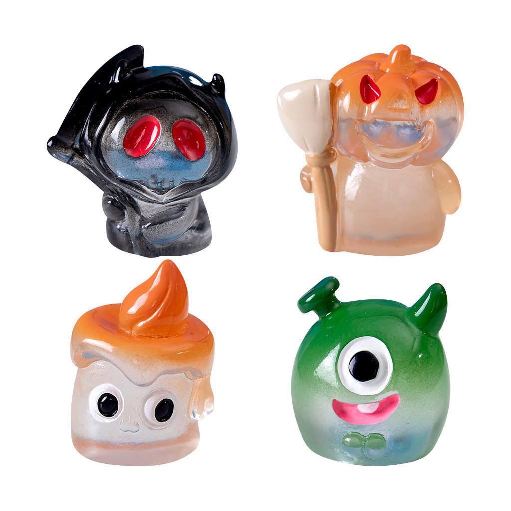 Adorable Resin Halloween Monster Crystal Ball Decorations For Fun Desktop