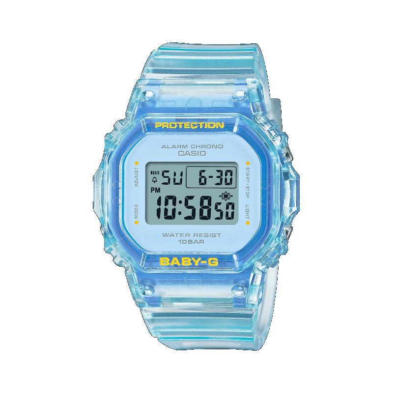 Casio Baby-G Women s Resin 100M Water Resistant Shock Resistant Alarm Quartz Watch BGD-565SJ-2 синий