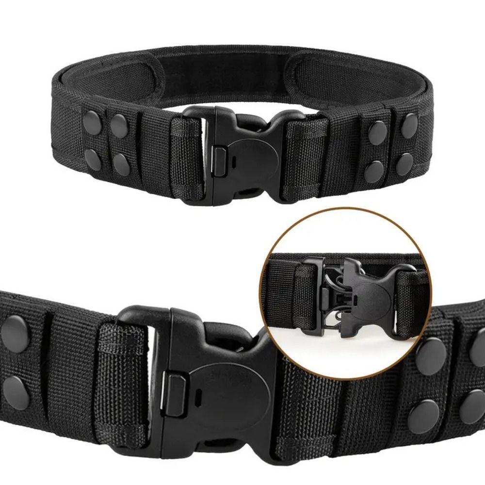 Quick Release Canvas Waistband Adjustable Marine Corps Duty Belt Men Belt Hiking Tools