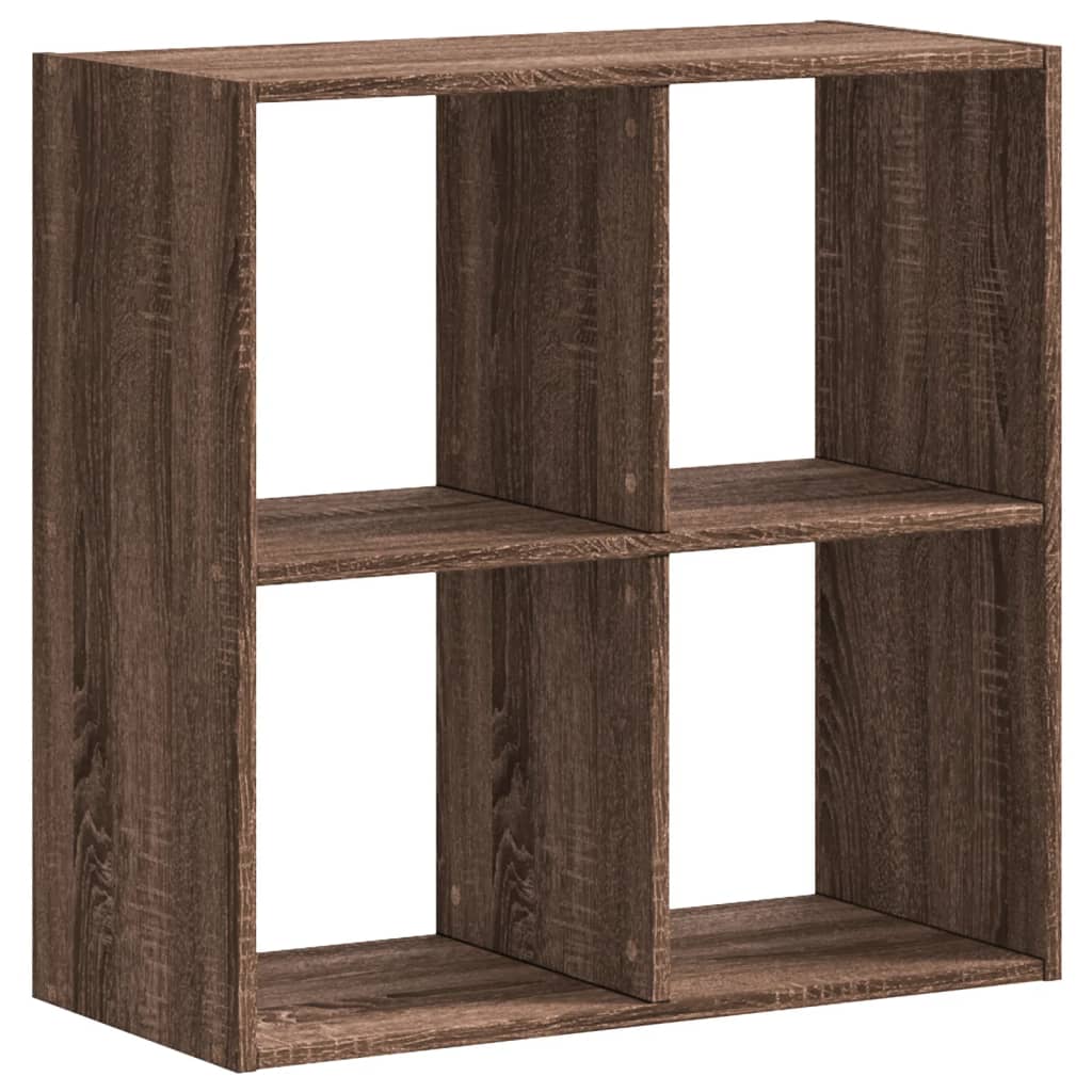 Bookshelf Brown Oak Effect 68.5 x 32 x 68.5 cm Engineered Wood