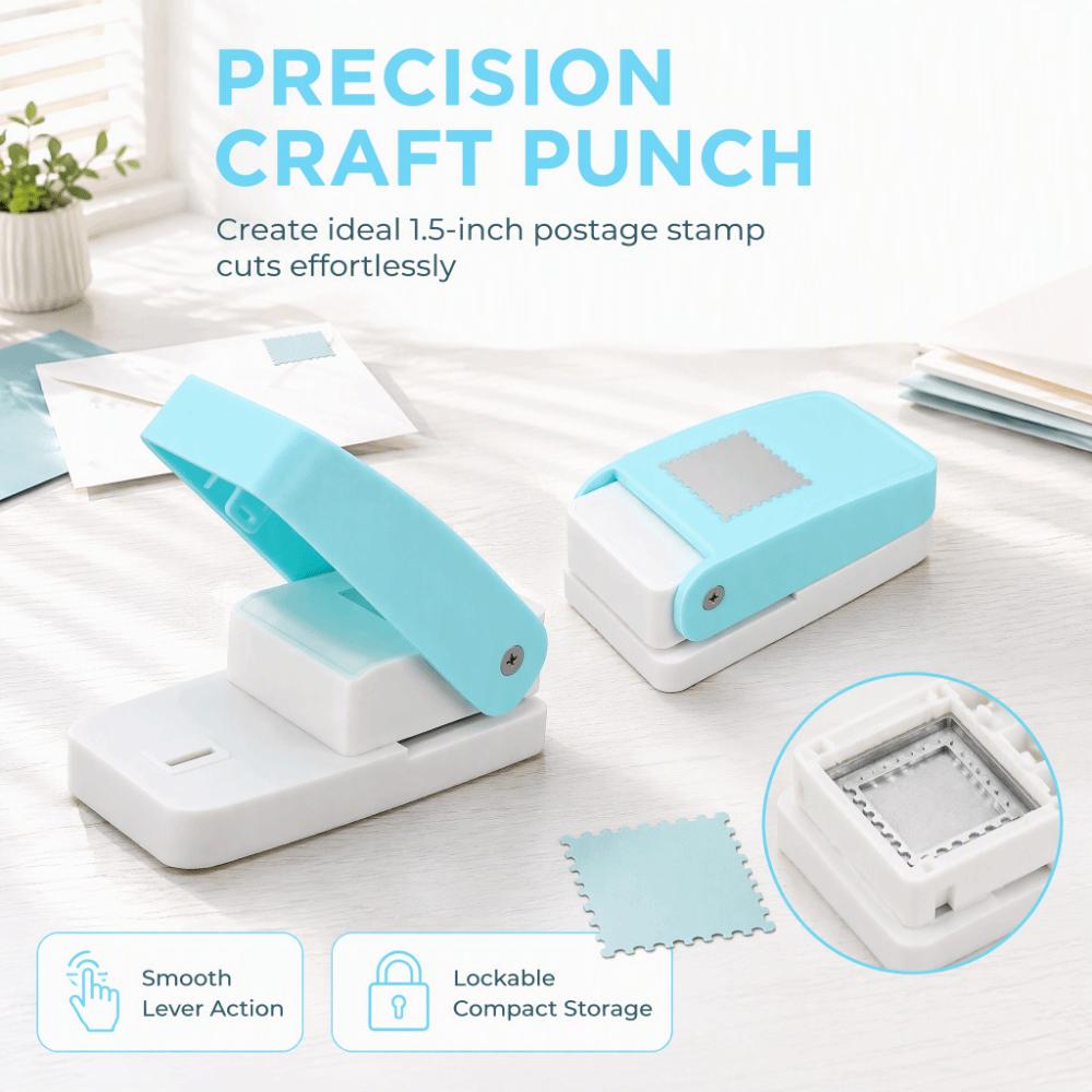 Handmade Paper Punch Lever Action Paper Punch Rectangular Craft Punch For Planner Inserts