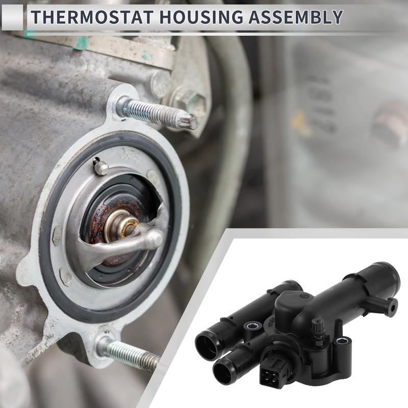 X Autohaux Engine Coolant Thermostat Housing Assembly for Renault SCENIC III VAN