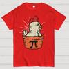 Funny Chicken Pot Pi Cotton Summer Casual Cool Loose T-Shirt