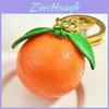 Fruit Keychain With Resin Material For Bag Decor And Summer Fashion Accessory