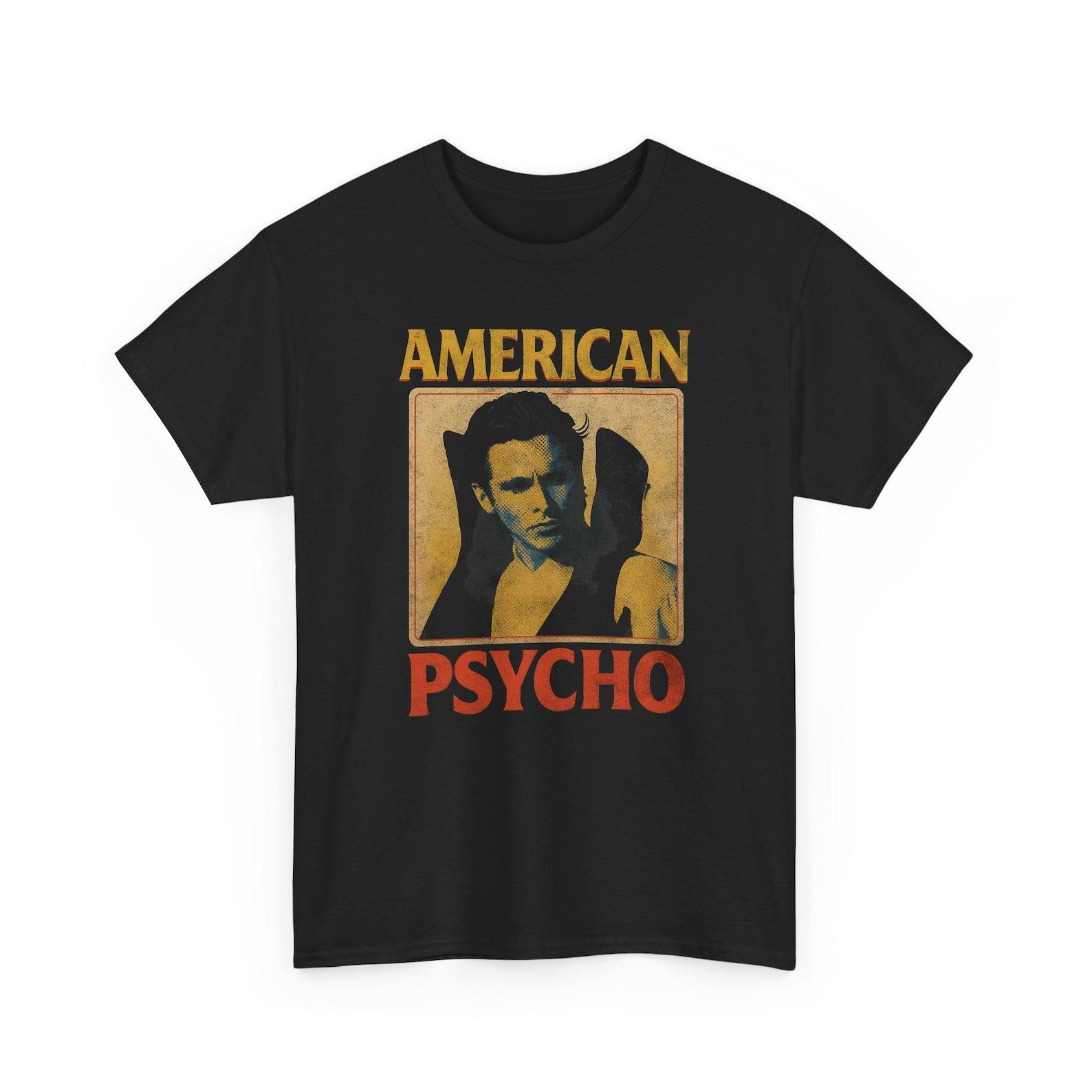 Vintage American Psycho Graphic Tee, Retro Movie Shirt 4XL
