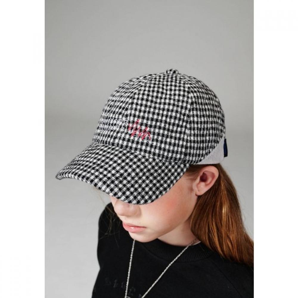 Bluetail Gingham Check Quilting Cap Ayh4ah03bk FREE