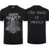 2024 Mode Herren T-Shirt Beidseitig Amon Wikingerpferde Schwarz Von Amarth Übergroßes T-Shirt Grafik Jugendkleidung Streetwear S-3XL