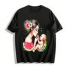 Mother And Baby Watermelon Print Summer Casual Parent-child T-shirts Pure Cotton T-shirt