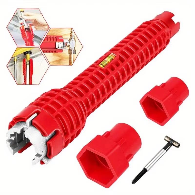 8 in 1 Multi-Functional Sanitary Wrench Pelvic Floor Leading Sleeve Disassembly Faucet Pipe Sink Sanitary Only Installation Tool