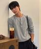 MINDBRIDGE Waffle Henley Neck Daily T-Shirt - 3 Colors