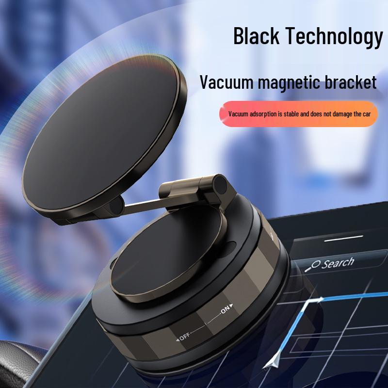 Multi-Functional Magnetic Car Phone Holder with Foldable Vacuum Suction Cup