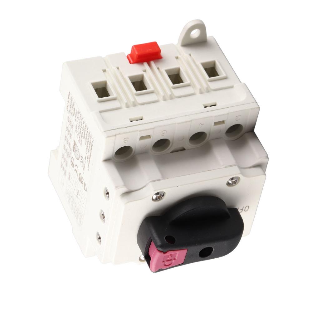 DC 1500V Solar Disconnect Switch 32A 4 Poles PV Solar Disconnect Switch DIN Rail Mount IP66 Photovoltaic DC Isolation Switch