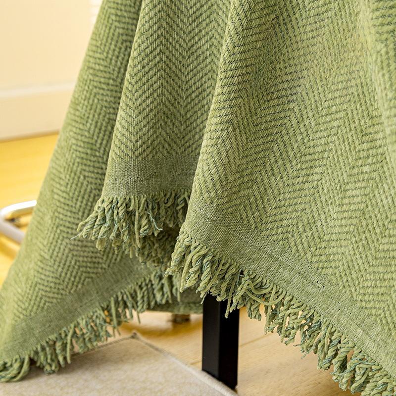 Fischgrätmuster Sofabezug Stoff für alle Jahreszeiten, Vollständige Abdeckung Sofadecke Kissen, Hochwertiges Anti-Katzenkratz Sofa Handtuch