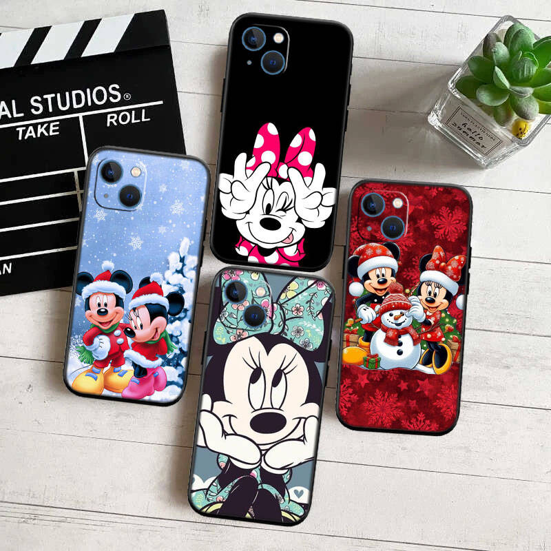 RT17 Min-nie Mouse Phone Shell Case for Redmi Note 8 9 10 11 11S 10C 10X 10A 10T 9A 9C 9T 9S 8T Pro Max Plus Prime