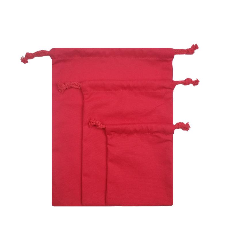 Umweltfreundliche Baumwoll-Kordelzugtasche - Leere Geschenkverpackung aus reiner Baumwolle