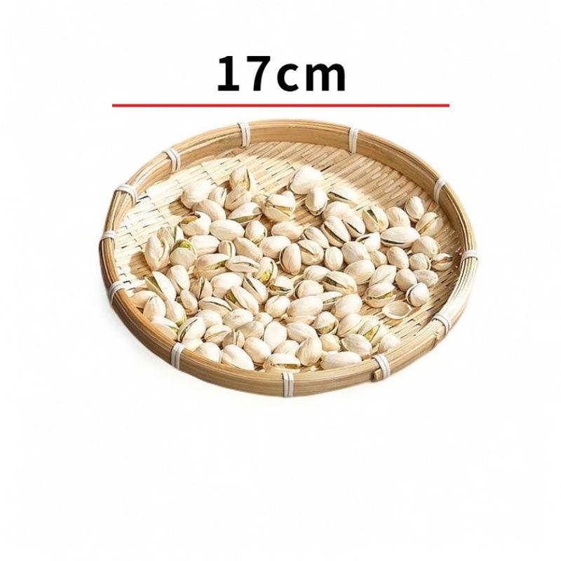 Insect-Proof Bamboo Mesh Basket for Winnowing, Sifting, and Food Drying