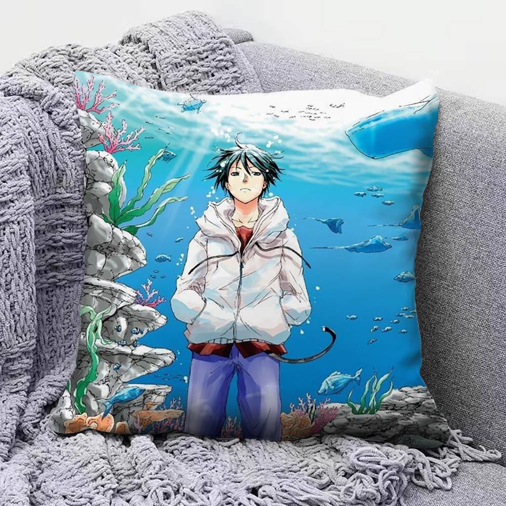 

Grand Blue Dreaming Anime Pillow Covers Home Sofa Cushion Covers and Aecorative Custom 30x30 cm