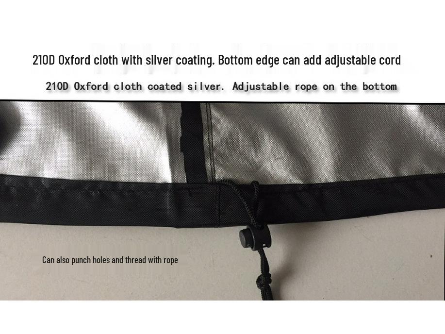 Outdoor Lawn Mower and Weeder Cover, 48x18.5x13.5 Inches, Dust & Rain Protection