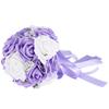 Artificial Bridal Bouquet Flowers for Wedding Decorations Props Accessories (Purple)